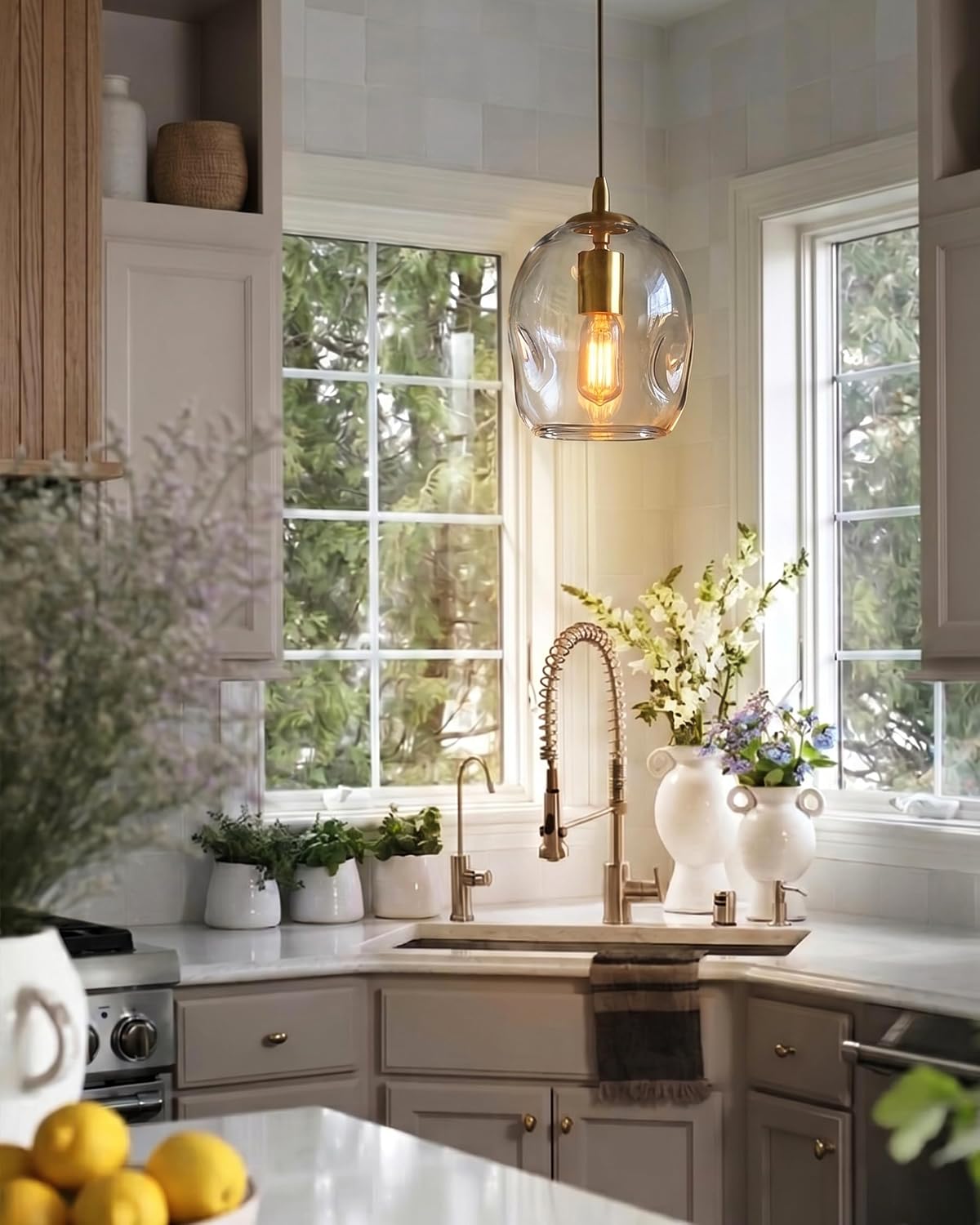 Clear Glass Globe Pendants Head-to-Head: Organic Blown, Hammered, and Seeded Side by Side